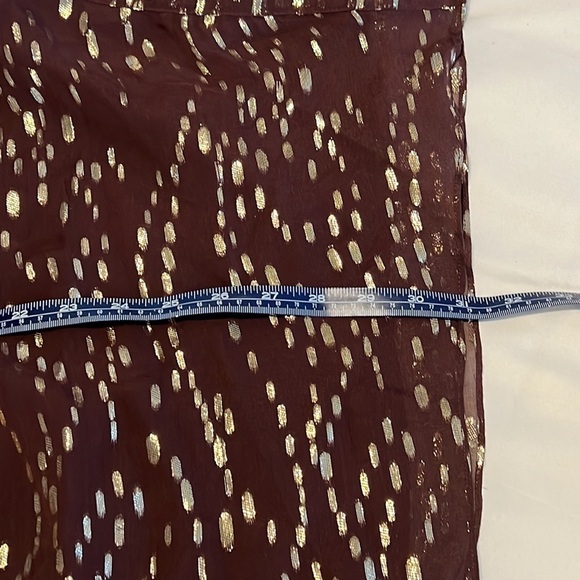 ANTHROPOLOGY ADDISON STORY sz P SILK CROPPED, BOXY, PARTY, GLITZ, LUXURIOUS - Picture 5 of 10